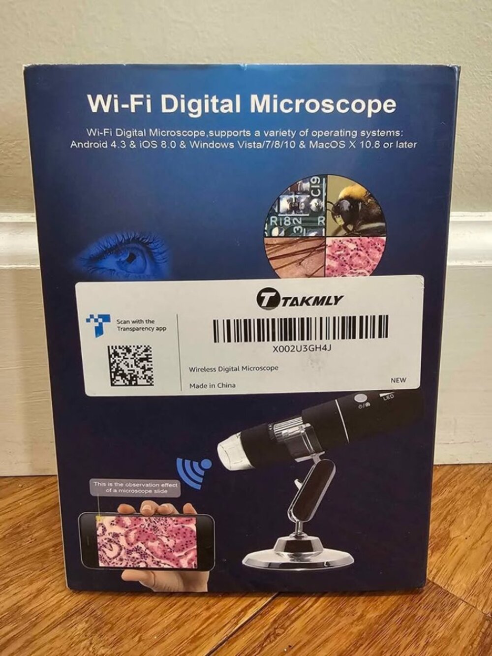 Wireless WiFi Digital Microscope 1080P 1000X HD Handheld Camera iOS Android